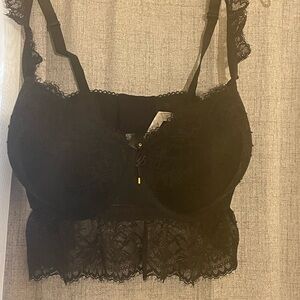 Adore Me Black Lace Bra